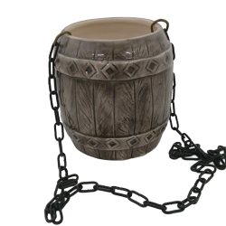 Recipient ceramic pentru parfumuri - butoi 