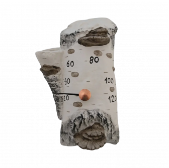 Termometru sauna ceramica - mesteacan