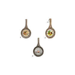 Termometru sauna ceramica - tigaie 