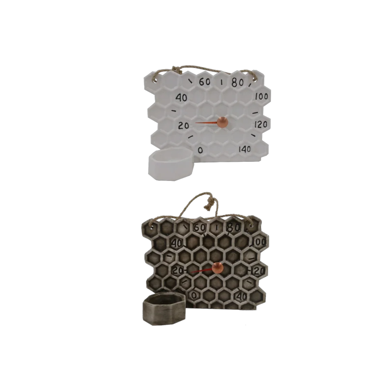 Termometru saună ceramică - fagure