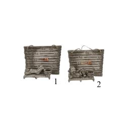 Termometru ceramic pentru saună - un cilindru mic pentru parfumuri 