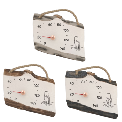 Termometru ceramic pentru saună - fată în apă 