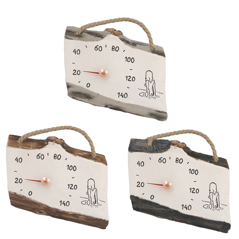 Termometru ceramic pentru saună - fată în apă