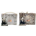 Termometru ceramic pentru saună - panda - 0