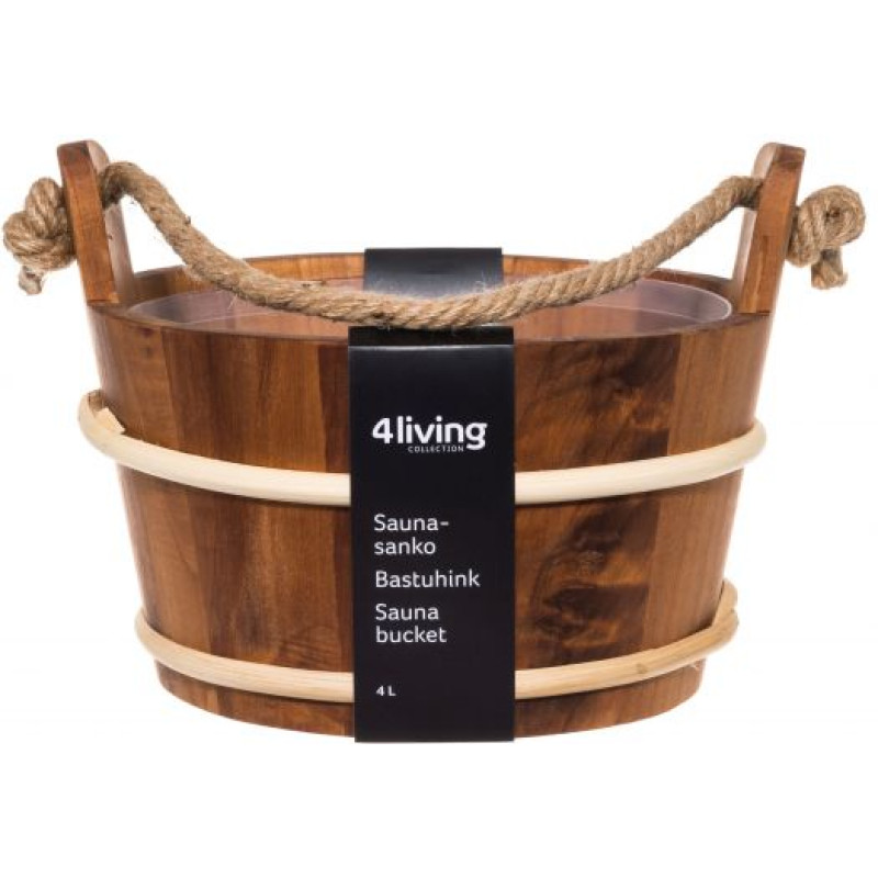 Găleată de arin cu inserție din plastic