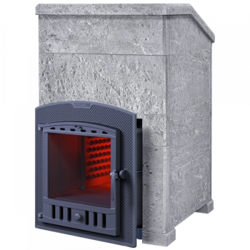 Sobă de saună pe lemne - Kit GEFEST GROM 30 (P2) President 1020/60 TALCOMAGNESITE