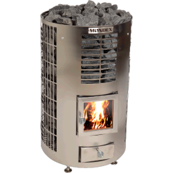 Sobă de saună pe lemne - MONDEX KLAPI, oțel inoxidabil  Sobă de saună pe lemne - MONDEX KLAPI, oțel inoxidabil