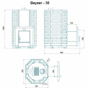 Încălzitor de saună pe lemne - NOVA GEYZER 30 - 2