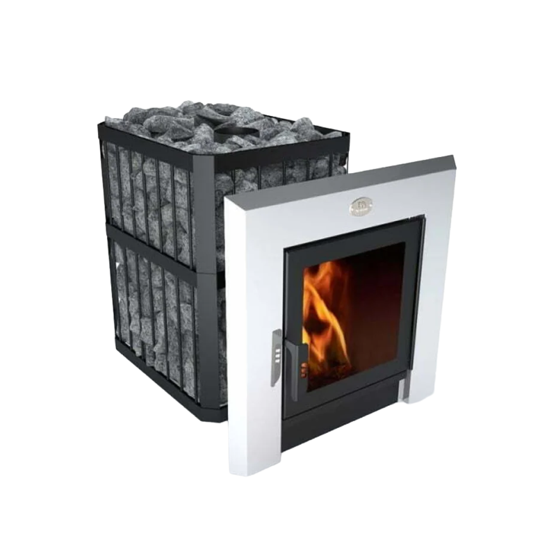 Incalzitor de sauna pe lemne - NOVA PANORAMA 18 cu retea