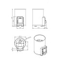 Sobă de saună pe lemne - STOVEMAN 20R HEAVY - 3