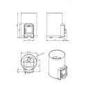 Sobă de saună pe lemne - STOVEMAN 20R-LS - 2