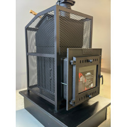 Soba sauna pe lemne - SUMMIT Mont Blanc cu retea clasica 