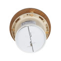 Ventilator sauna MM-S cu supapa spate si finisaj lemn rotund d/100mm - 1