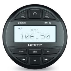 Centru muzical HMR 10D, fara difuzoare, rezistent la apa, negru 