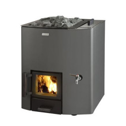 Sobă de saună pe lemne - NARVI NC 20 VS cu rezervor de apă 