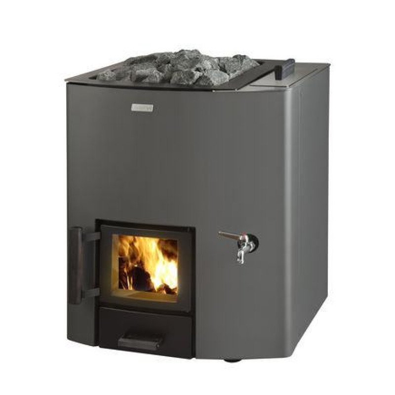 Sobă de saună pe lemne - NARVI NC 20 VS cu rezervor de apă