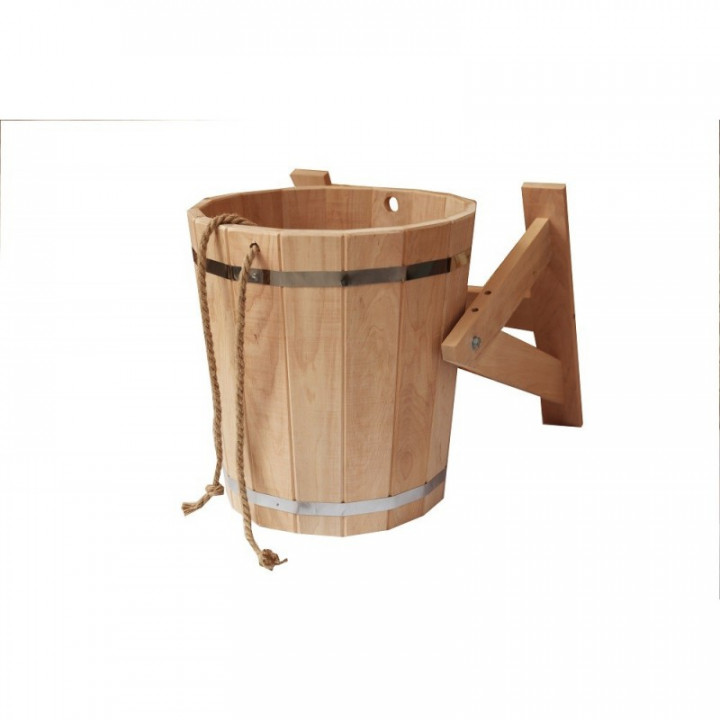 Galeata de dus cu insertie din plastic, 10 l