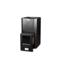 Sobă de saună pe lemne - SKAMET P-220, uși de sticlă