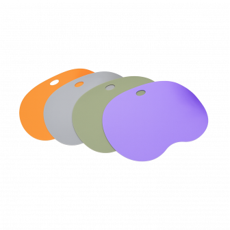 Scaune de culoare color, 4 buc.