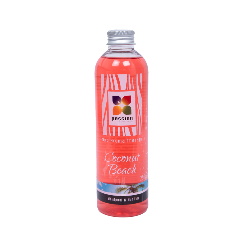 Parfum de aromoterapie PASSION pentru jacuzzi si cada cu hidromasaj, plaja Cocos 250 ml Parfum de aromoterapie PASSION pentru jacuzzi si cada cu hidromasaj, plaja Cocos 250 ml