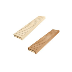 Bancă de saună, aspen / arin, 400x1600-2400 mm 