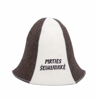 Pălărie de saună - PIRTIES ŠEIMININKĖ, în dungi