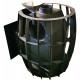 Soba sauna pe lemne - TEPLODAR BARREL 16 cu usa din sticla