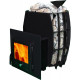 Soba sauna pe lemne - TEPLODAR BARREL 16 cu usa din sticla