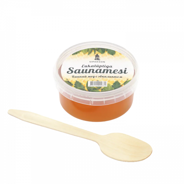 Miere de saună cu extract de eucalipt, 200g