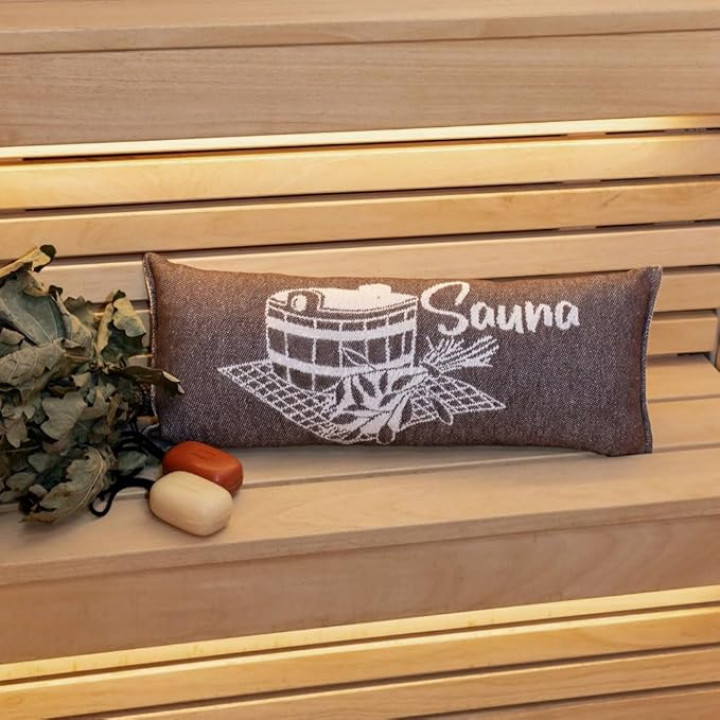 Pernă de saună, maro