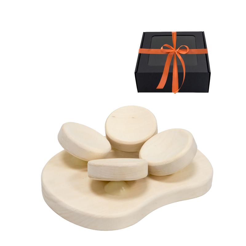 Perna sauna pentru sauna, in cutie cadou, lemn de aspen