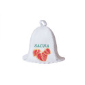Palarie sauna - SAUNA cu frunze rosii - 2