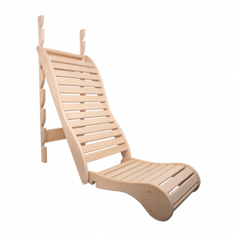 Bunk de relaxare pentru saună, tei.