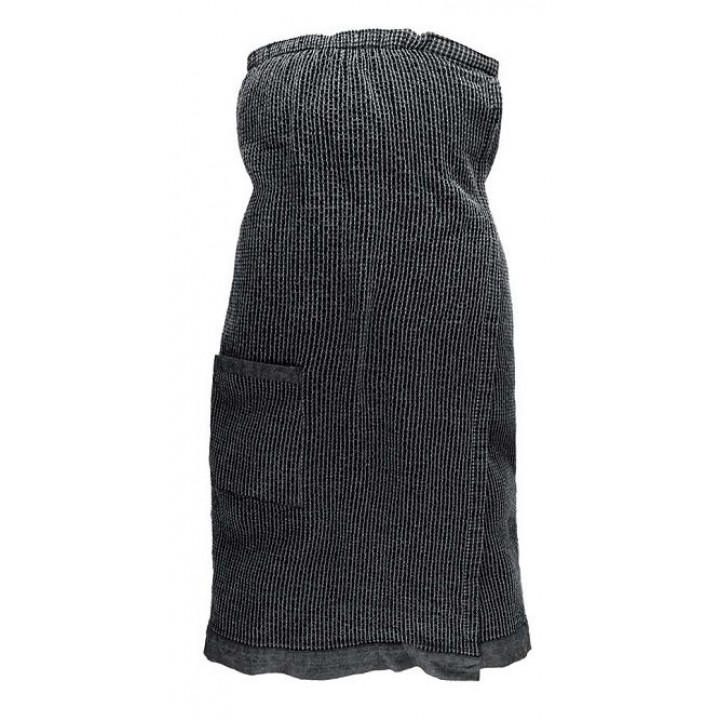 Set cadou în cutie cadou RENTO KENNO FOR HER. Prosop de păr și șorț, gri
