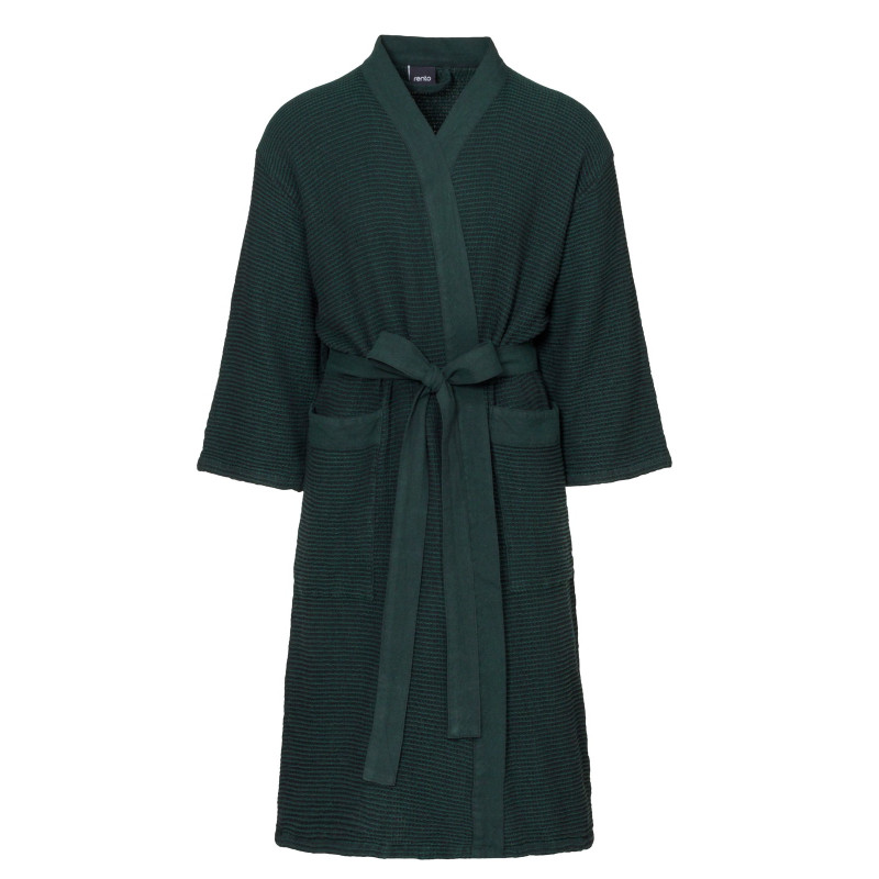 Halat de baie - RENTO KENNO, S/M, verde inchis Halat de baie - RENTO KENNO, S/M, verde inchis