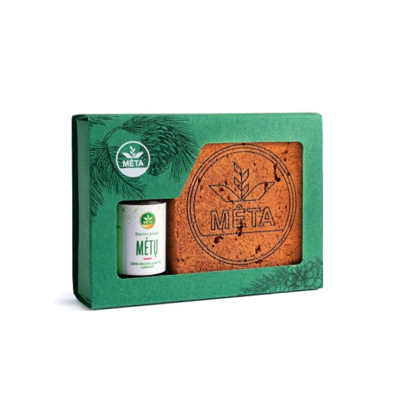 Set - difuzor de aromaterapie si ulei esential de menta 10ml