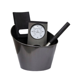 Set accesorii sauna HARVIA, negru