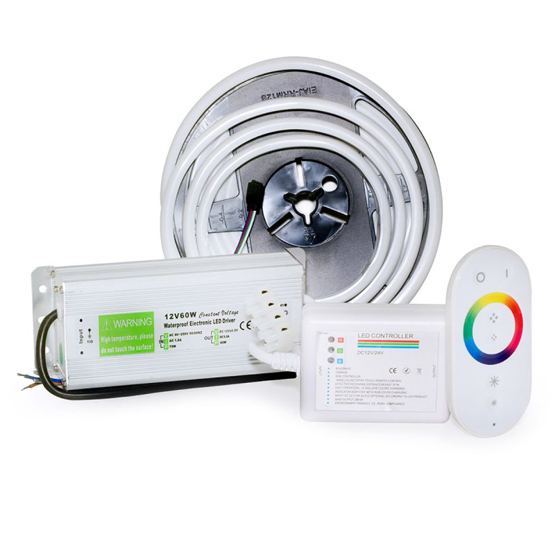 Set de Sauflex LED RGB MILK 12 W, 5 m