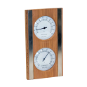 Termohigrometru SAUFLEX, cedru, culoare albă - 0