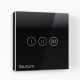 Control climatic pentru saună SAUNUM Base S Solution, panou de control negru