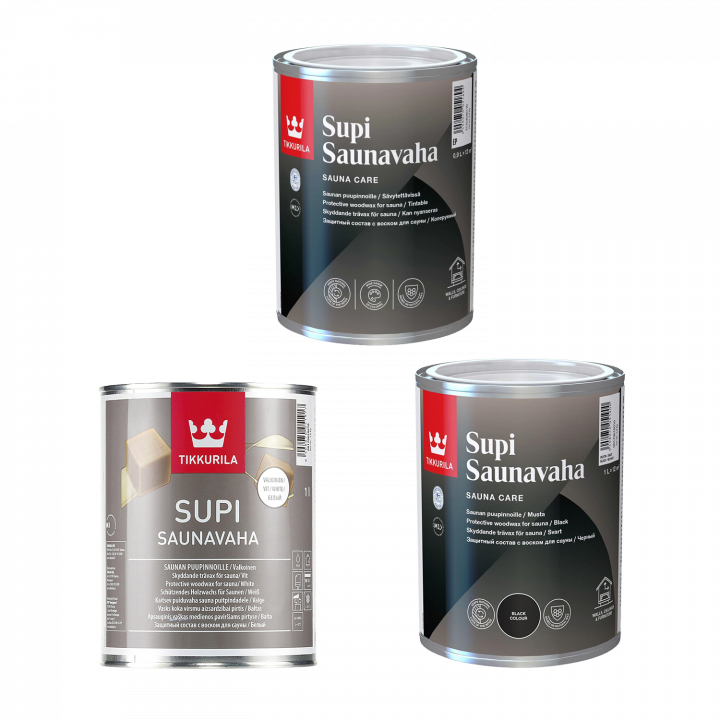 Tikkurila Supi Saunavaha 1 l , negru