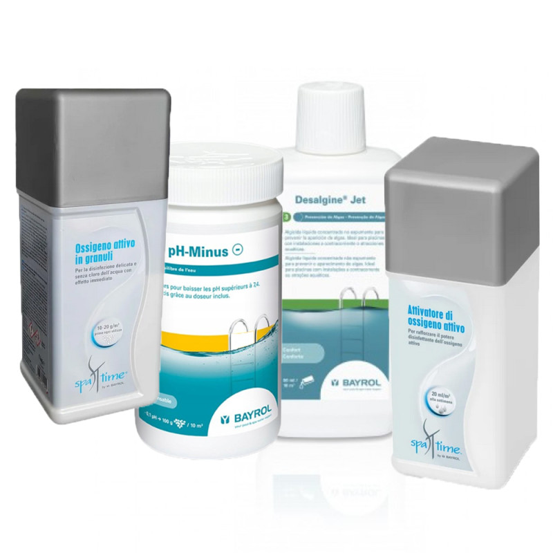 Kit de întreținere pentru cadă cu hidromasaj sau cadă cu hidromasaj, fără clor