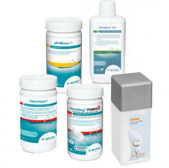 Kit de întreținere pentru jacuzzi sau spa, cu clor