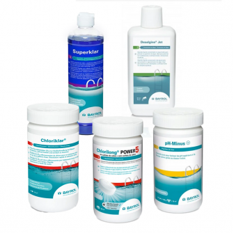 Kit de întreținere pentru piscine cu filtru de cartuș, cu clor