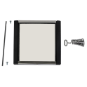Piese de schimb - pentru încălzitoare pe lemne HARVIA - Ușă cu sticlă (Pro, M3, SL) - 0
