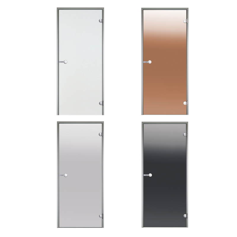 Uși de sticlă HARVIA pentru camere de aburi, saună 9x21