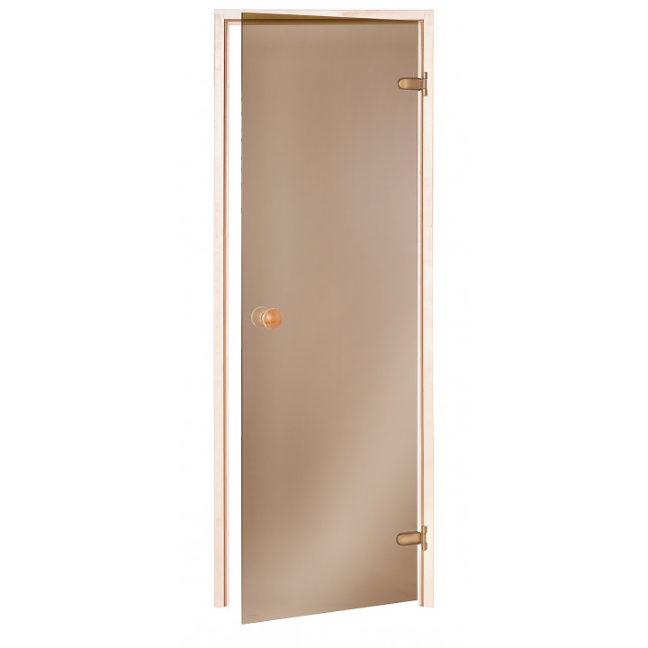 Uși standard pentru saună, 70 x 200, Aspen, bronz