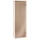 Uși standard pentru saună, 70 x 200, Aspen, bronz