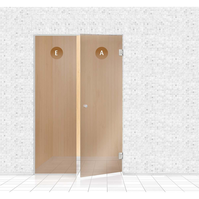 Perete din sticlă pentru saună, AD TYPE 6 Perete din sticlă pentru saună, AD TYPE 6