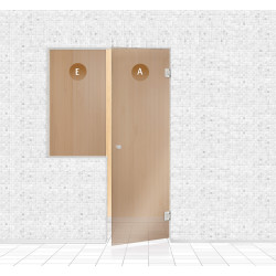 Perete de sticlă pentru saună, AD TYPE 8  Perete de sticlă pentru saună, AD TYPE 8